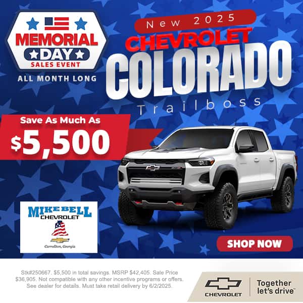New 2025 Chevrolet Colorado Trailboss
