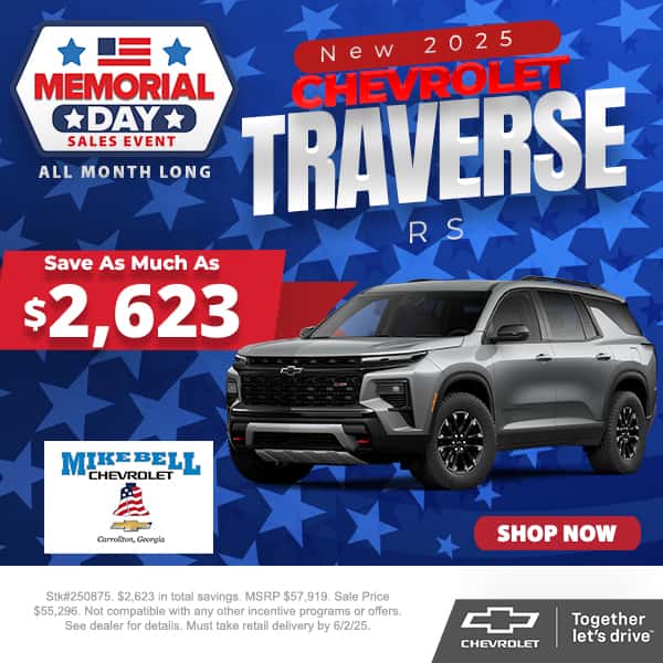 2025 Chevrolet Traverse RS