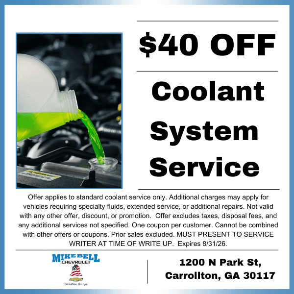 $25 OFF Coolant System Flush
