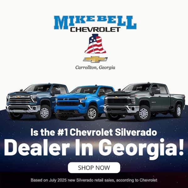 Mike Bell Chevrolet is the #1 Silverado Dealer in Georgia!