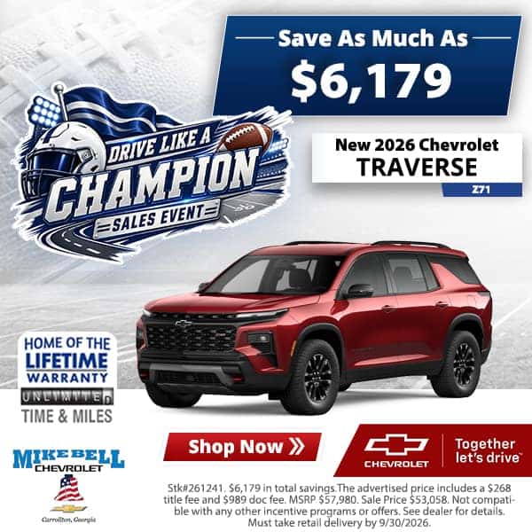 New 2026 Chevrolet Traverse Z71