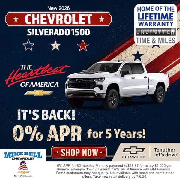 New 2026 Chevrolet Silverado 1500 