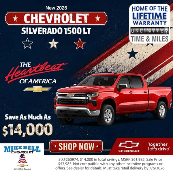 New 2026 Chevrolet Silverado 1500 LT