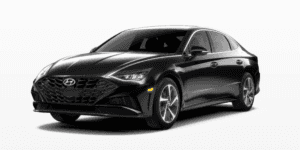 The 2021 Hyundai Sonata in Phantom Black