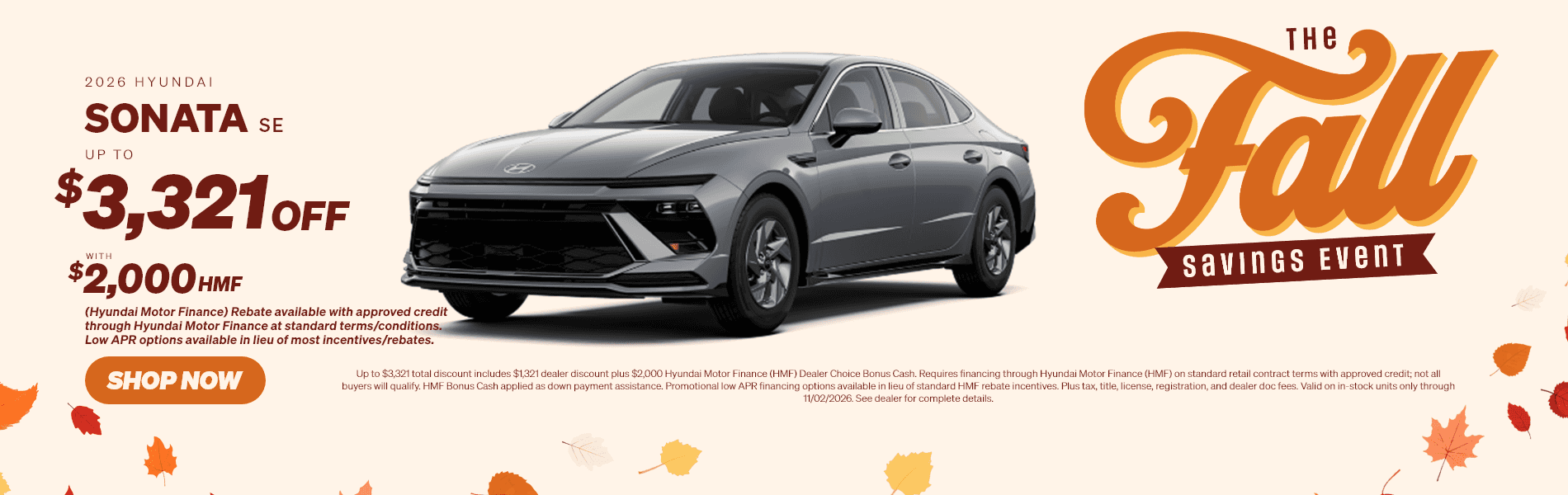 Sonata | Oct Offer