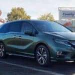 2019 Honda Odyssey Parked Outside Amusement Park