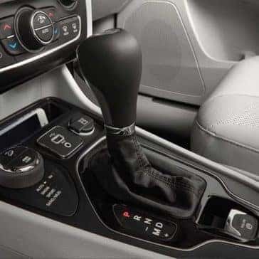 center console of 2019 Jeep Cherokee