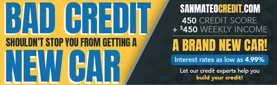 Bad credit shouldn't stop you from getting a new car - 450 credit score & $450 a week income equals a new car