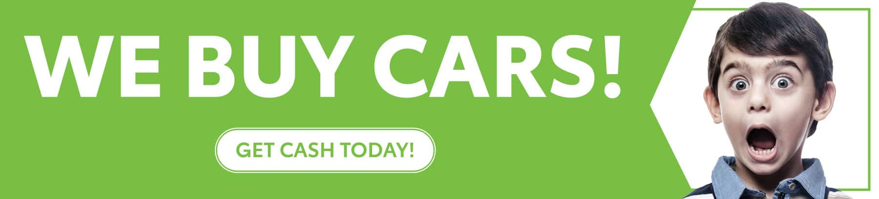 We buy cars!