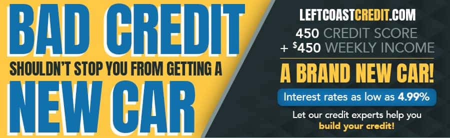 Bad credit shouldn't stop you from getting a new car - 450 credit score & $450 a week income equals a new car