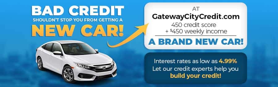 Bad credit shouldn't stop you from getting a new car - 450 credit score & $450 a week income equals a new car