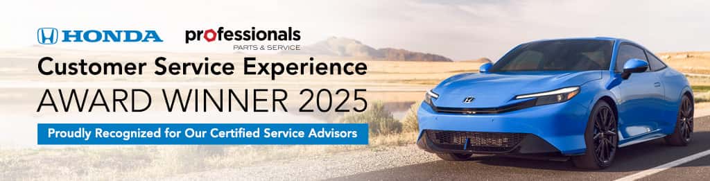 Honda Professional Parts & Service Customer Service Experience Award – 2025