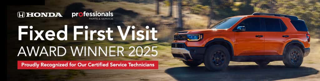 Honda Professional Parts & Service Customer Service Experience Award – 2025