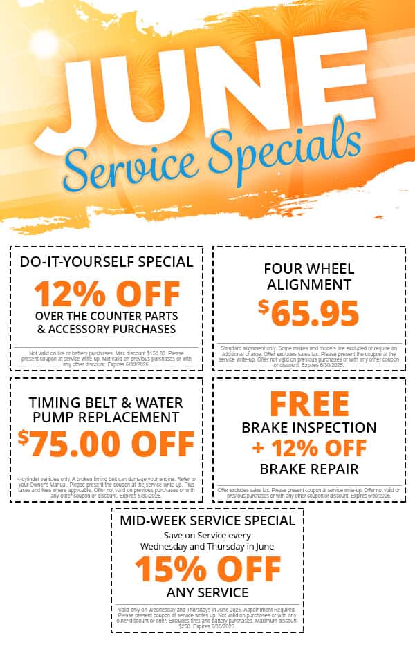 June Service Specials