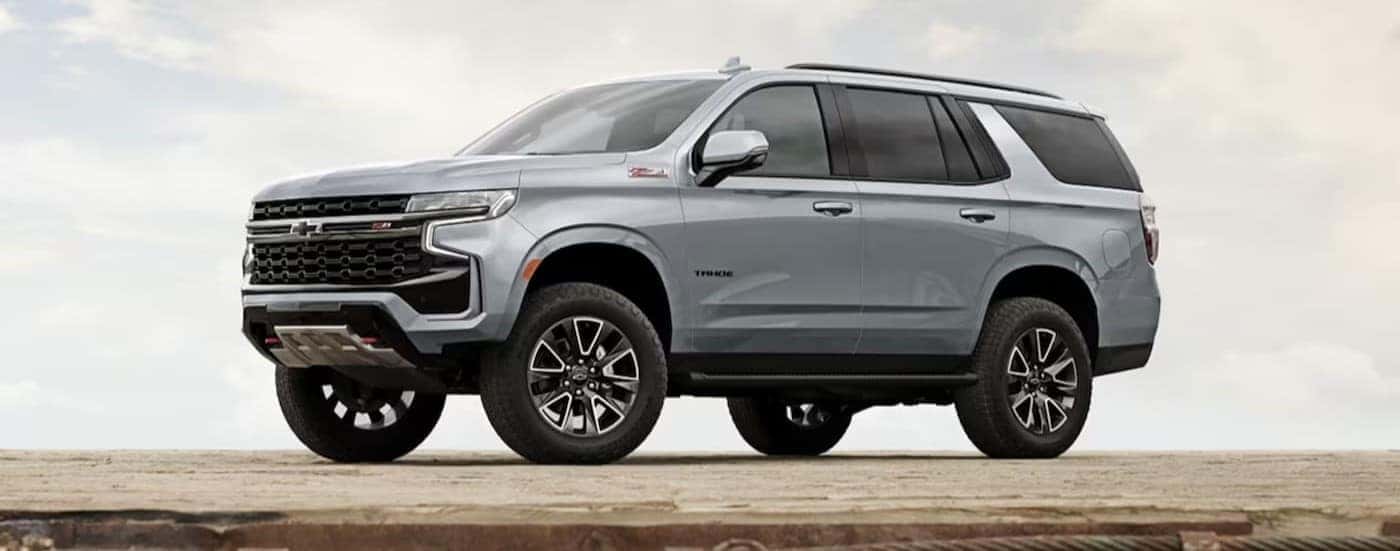 A parked 2024 Chevy Tahoe for sale near Charlotte.