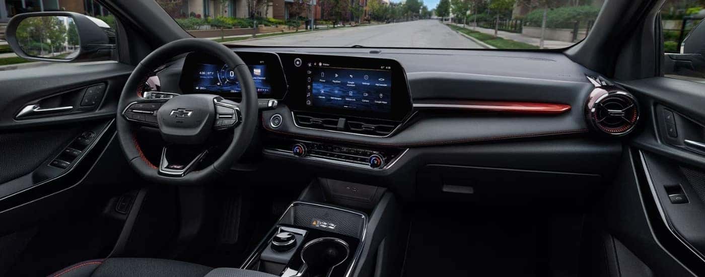 The interior of a 2025 Chevy Equinox.