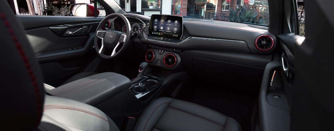 The interior of a 2025 Chevy Blazer.