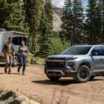 Grey 2026 Chevy Traverse Z71 parked off-road