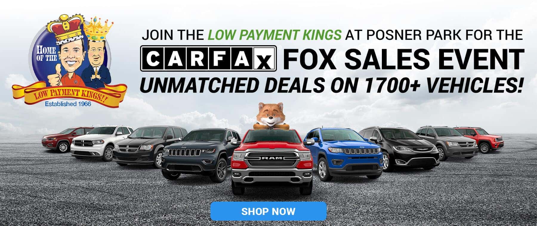 Carfax Sales Event Shop Now