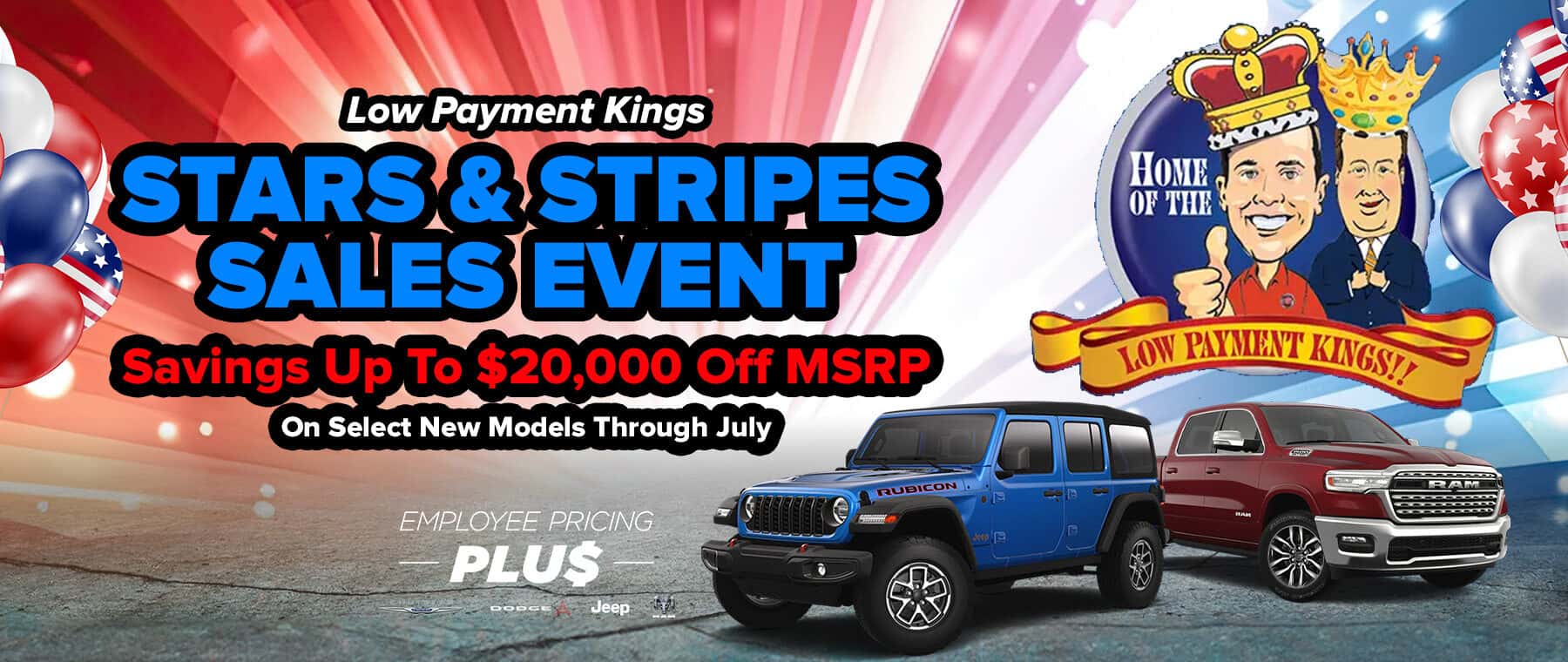 Stars & Stripes Sales Event