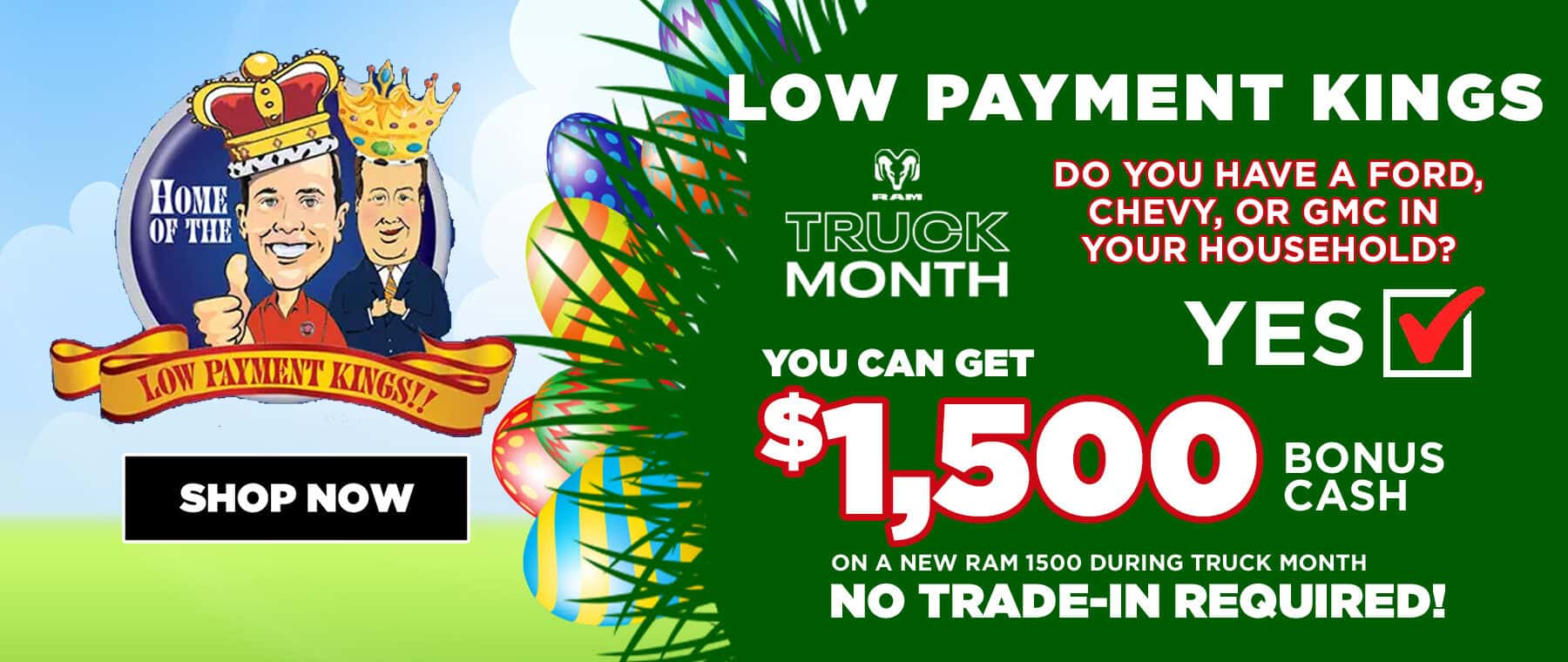 Bonus Cash Available For Ford, Chevy, or GMC Owners