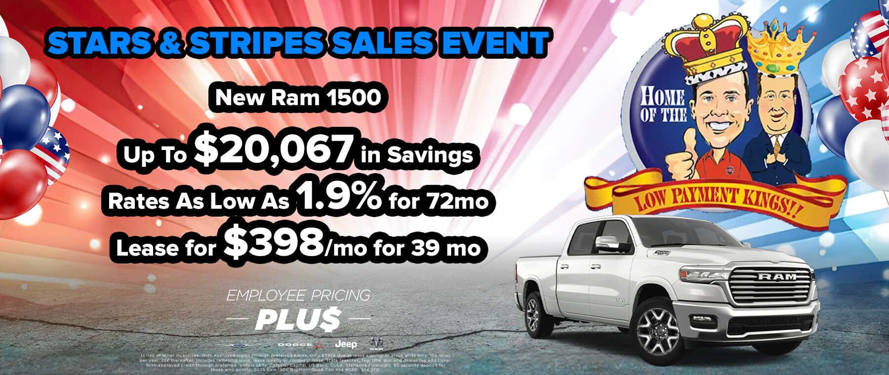 Ram 1500 July Offer