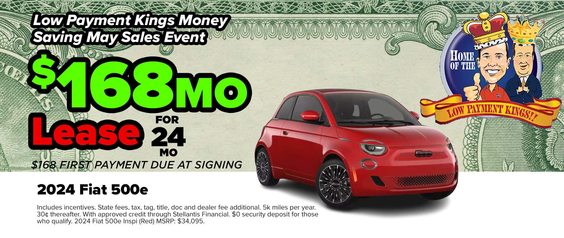 Low Payment Kings Money Saving May Event Fiat Lease