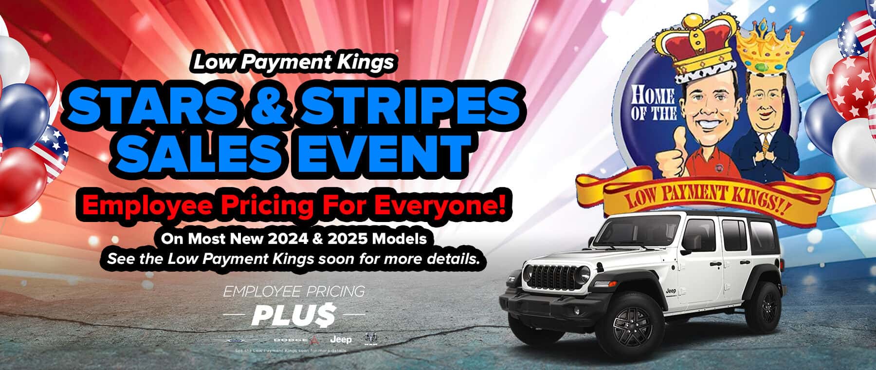 Employee Pricing - Stars & Stripes Sales Event