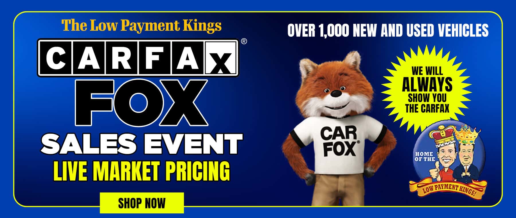 Carfax Fox Sales Event