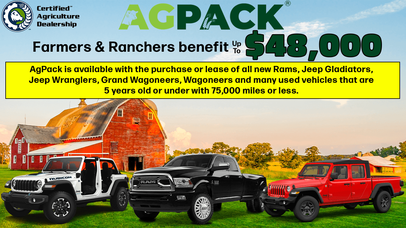 Save up to $48,000 with AgPack benefits for your farm or ranch