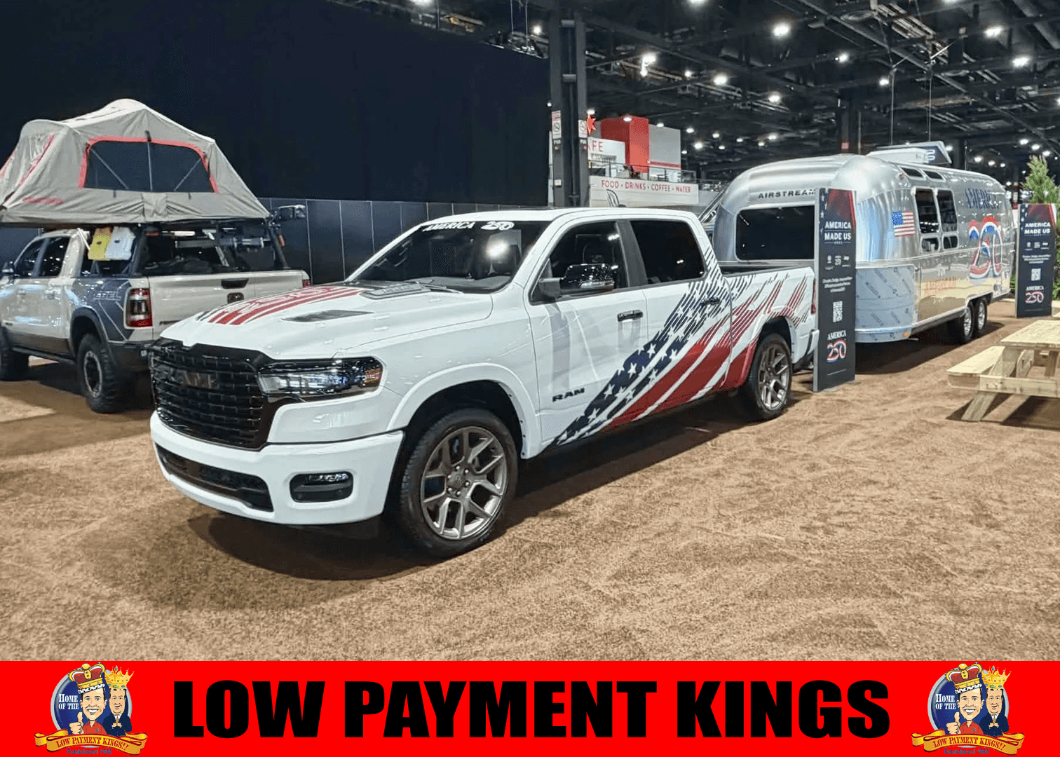 America 250 Ram Trucks