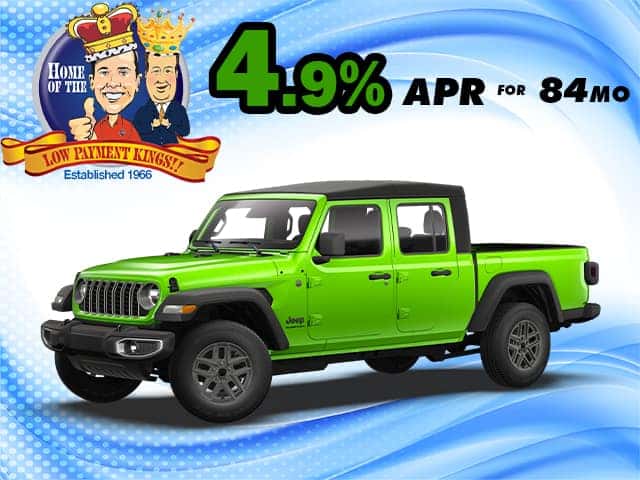 2026 Jeep Gladiator Finance Offer
