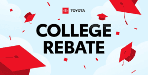 The Toyota College Rebate Program Serving Opelousas, LA