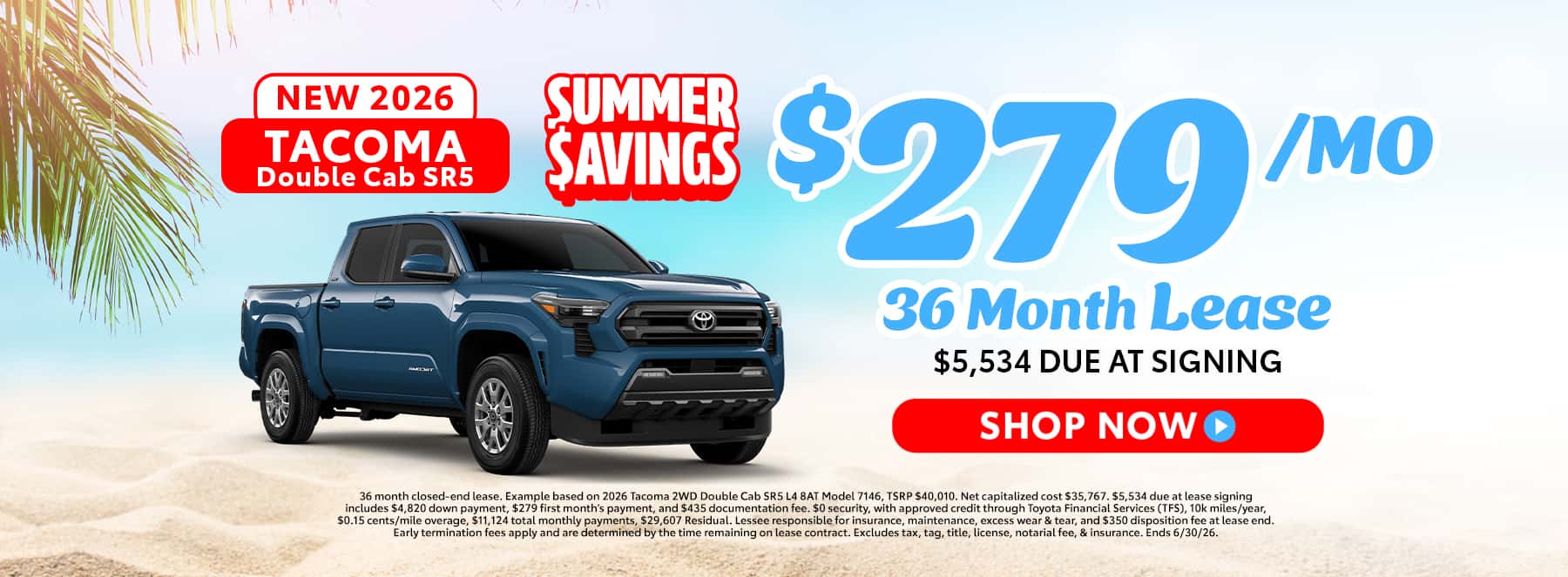 New 2026 Tacoma Deals Near Me in Opelousas, LA