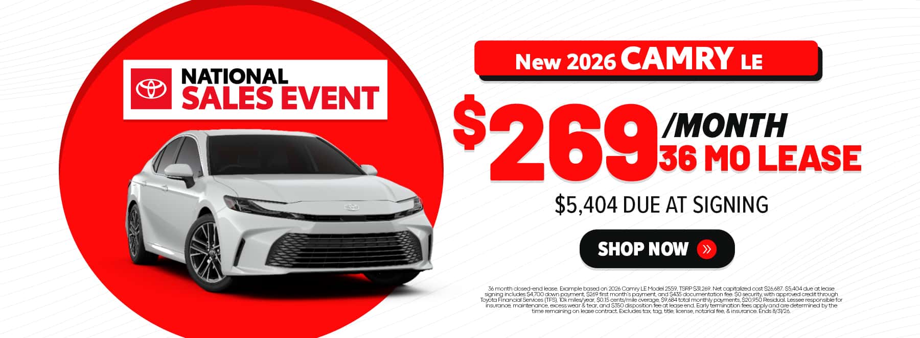 New 2026 Camry Near me in Opelousas, LA