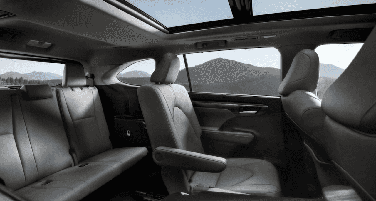 Interior of 2026 Toyota Highlander For Sale near Crowley, LA