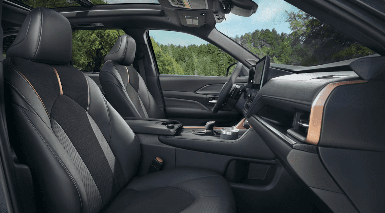 Interior of new 2026 Toyota Grand Highlander for sale near Eunice