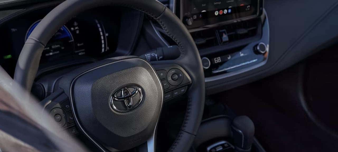 Interior of 2026 Toyota Corolla for sale near Eunice, LA
