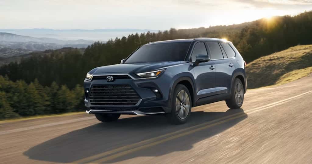 The Toyota Grand Highlander driving in Opelousas, LA