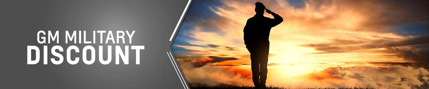 GM Military discounts available at Quantrell Cadillac in Lexington, KY