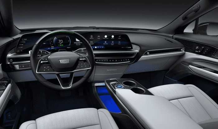 Cadillac deals lyriq seats