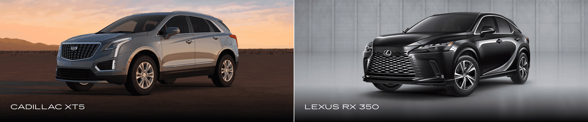 cadillac xt5 vs lexus rx 350