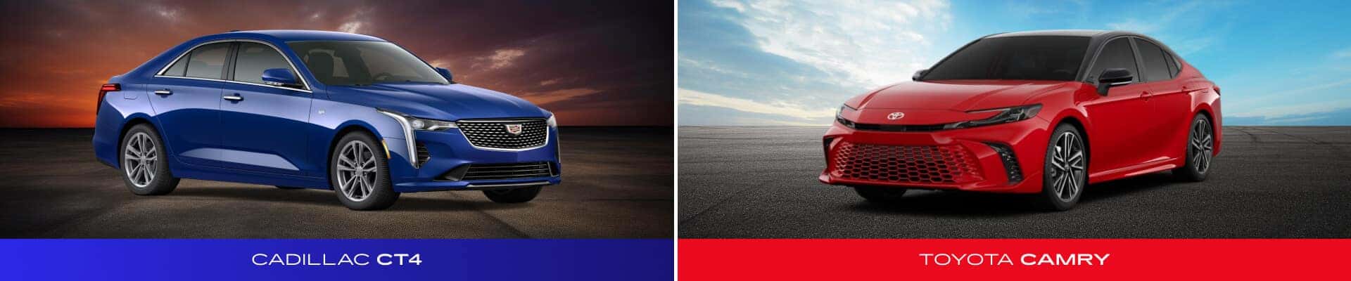 Cadillac CT4 vs toyota camry 