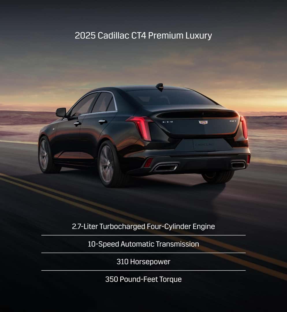 Cadillac CT4 MPG & Power