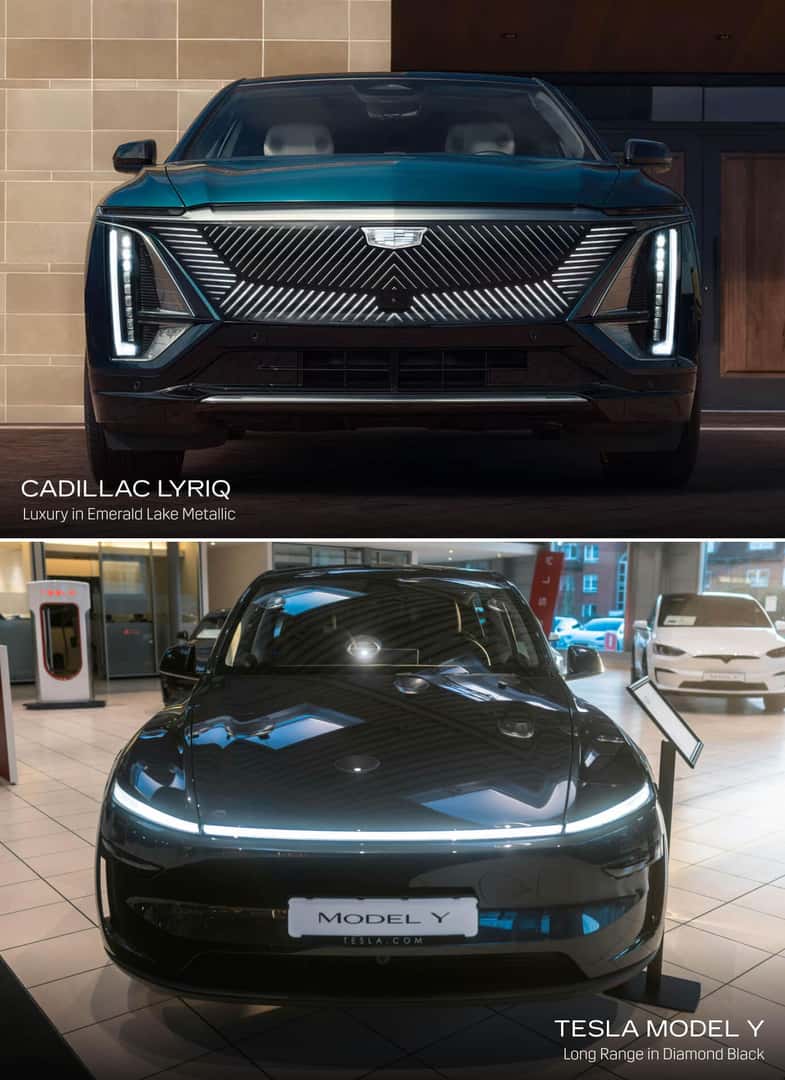 What's New in 2024: Cadillac LYRIQ vs. Tesla Model Y Updates