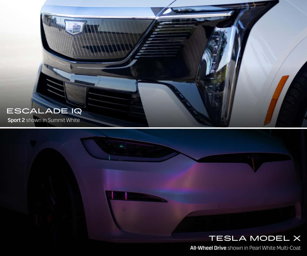 2025 Tesla Model X vs. 2025 Cadillac Escalade IQ Specs