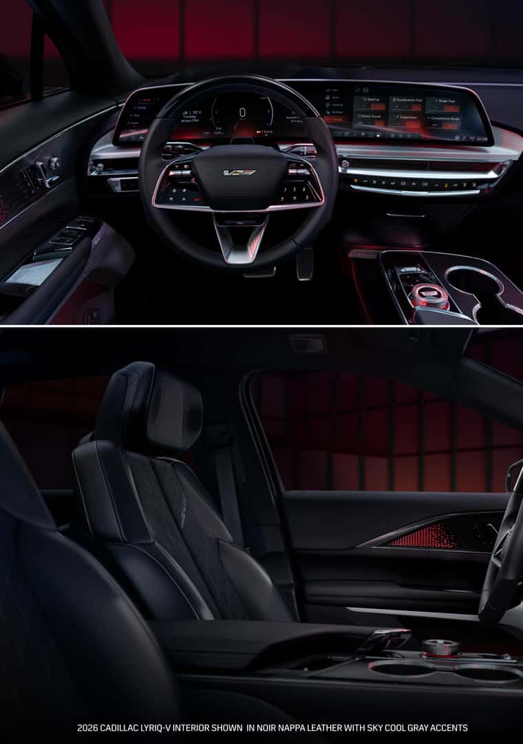 Cadillac LYRIQ vs. Tesla Model X Interior