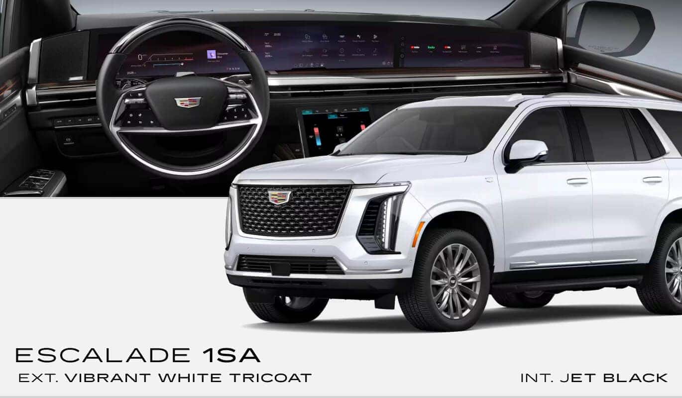 Cadillac Escalade 1SA Vibrant White Tricoat