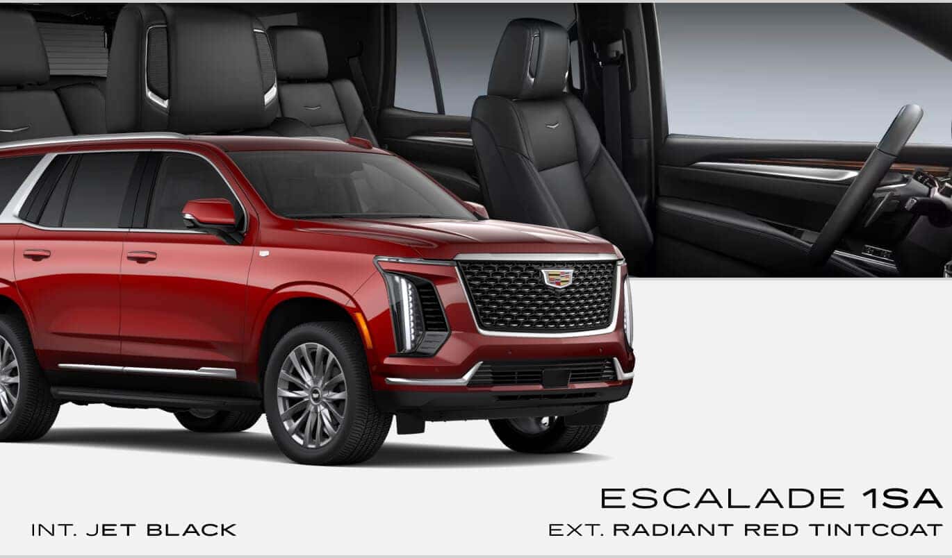 Cadillac Escalade 1SA Radiant Red Tintcoat