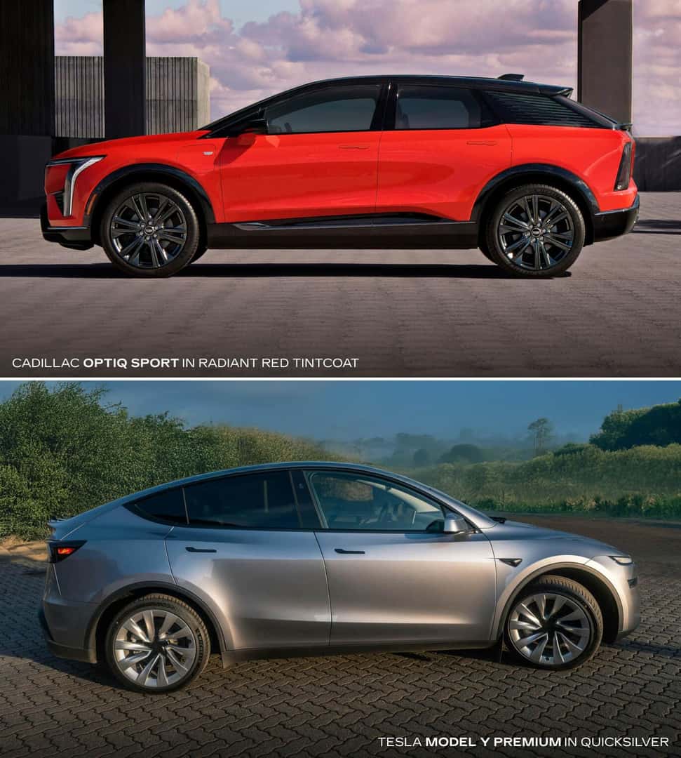 Cadillac OPTIQ vs. Tesla Model Y: Performance